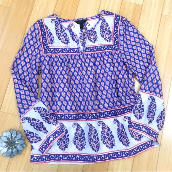 J. Crew Tops - NWOT! J. CREW cotton print shirt, 6.